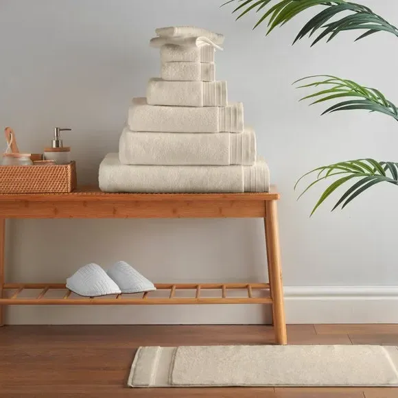 Organic Cotton Towel 600 GSM - Oatmeal