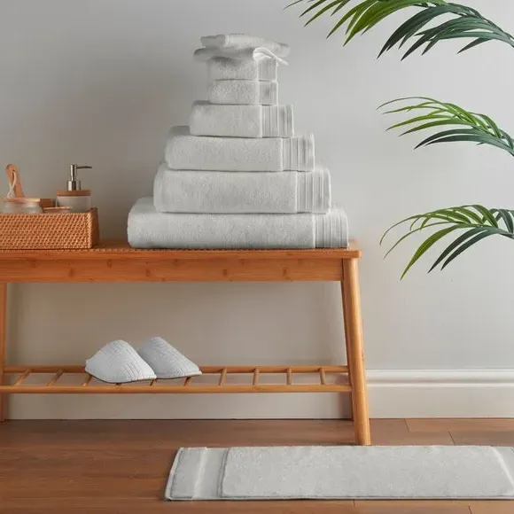 Organic Cotton Towel 600 GSM - Silver