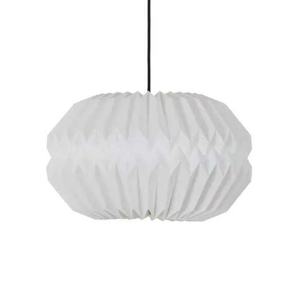 Origami Pendant Light Shade - White, Paper
