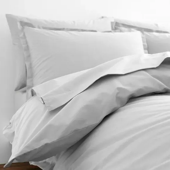Oxford Pillowcase with Envelope Closure - Grey