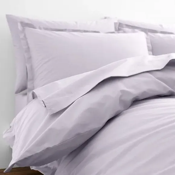 Oxford Pillowcase with Envelope Closure - Lilac