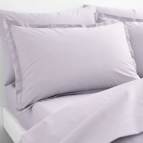Oxford Pillowcase with Envelope Closure - Lilac