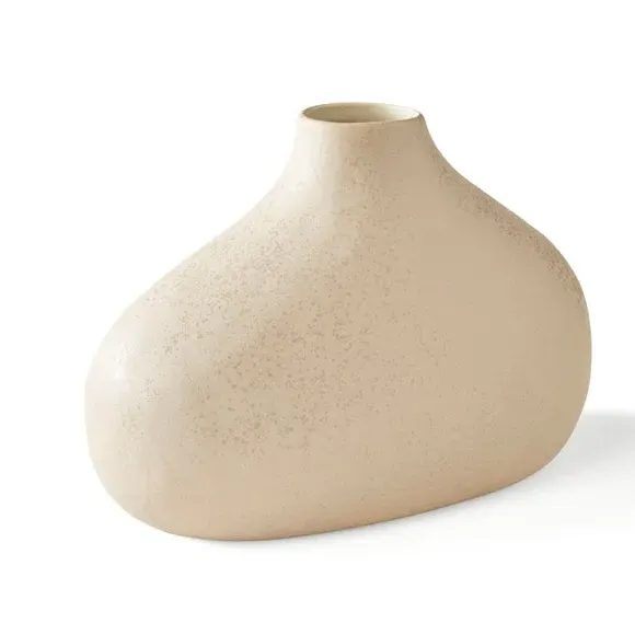 Pebble Vase - Cream, Ceramic