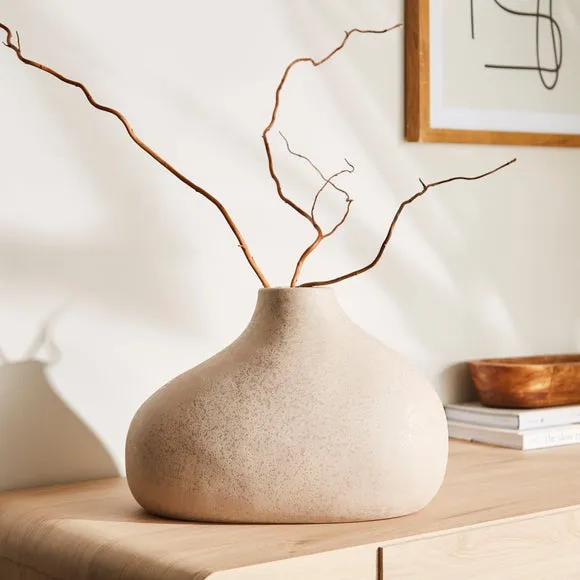 Pebble Vase - Cream, Ceramic image