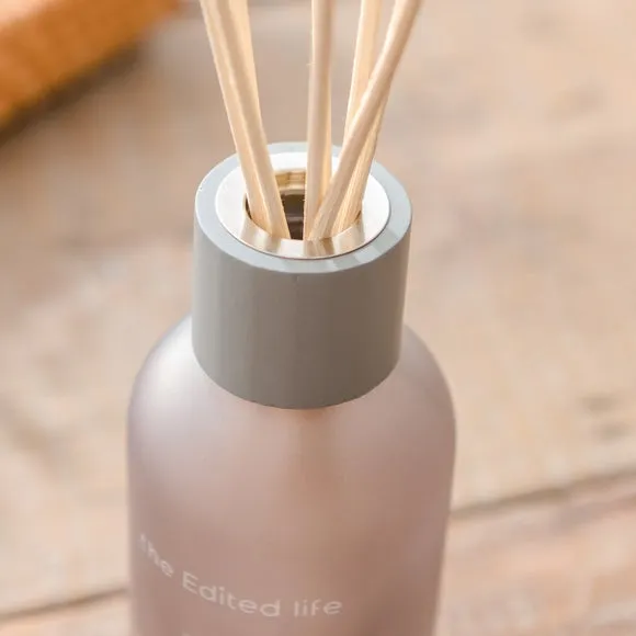 Reed Diffuser with Natural Reeds - Grey, Glass