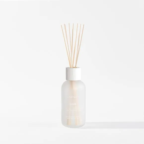 Reed Diffuser with Wooden Lid - White