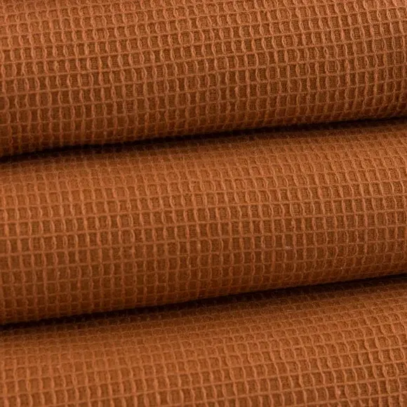 Reversible Waffle Towel - Cinnamon, Organic Cotton