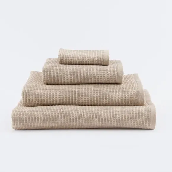 Reversible Waffle Towel - Natural, Organic Cotton