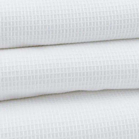 Reversible Waffle Towel - White, Organic Cotton