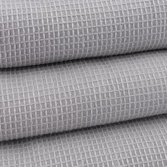 Reversible Waffle Towel - Winter Grey, Organic Cotton