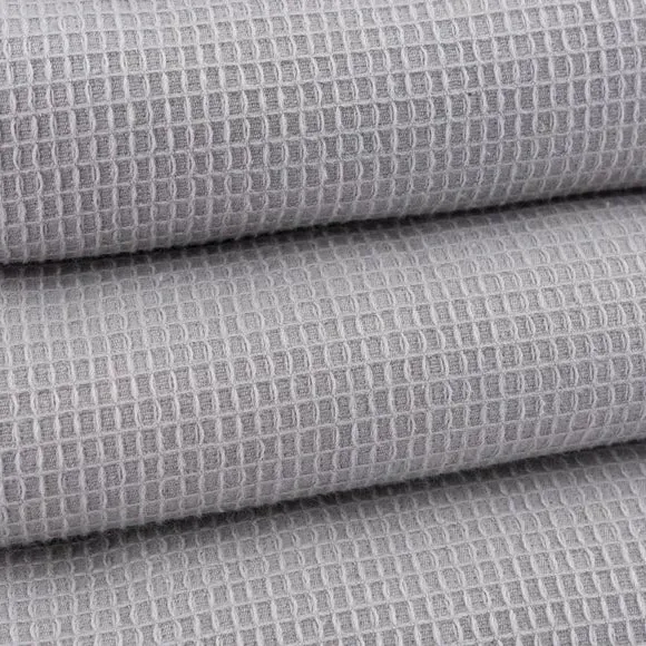 Reversible Waffle Towel - Winter Grey, Organic Cotton