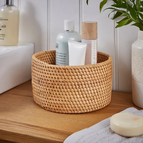 Round Storage Basket - Natural, Rattan image