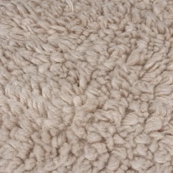 Shaggy Wool Runner with Tassels - Fawn, Wool