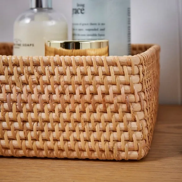 Square Tray - Natural, Rattan