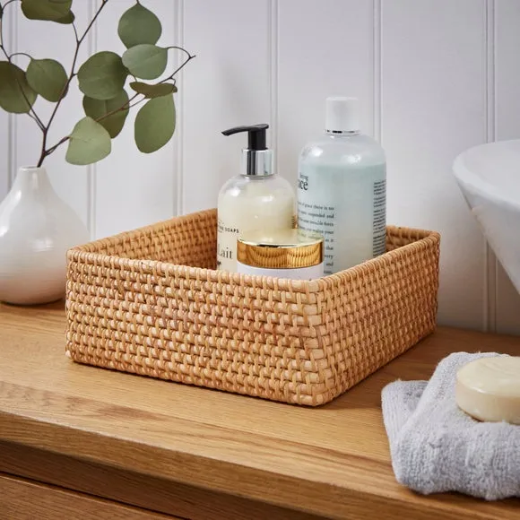 Square Tray - Natural, Rattan