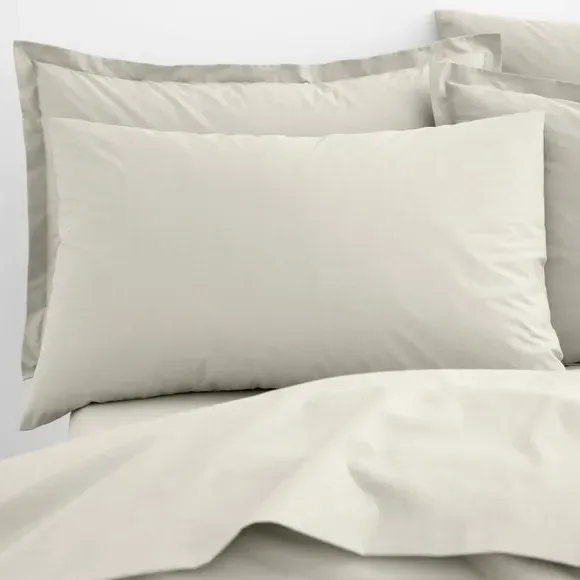 Standard Pillowcase Pair - Natural, Organic Cotton