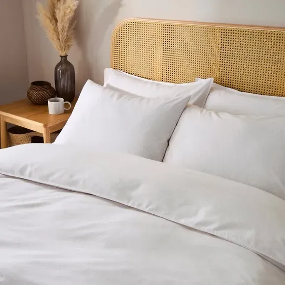 Standard Pillowcase Pair - White, Organic Cotton
