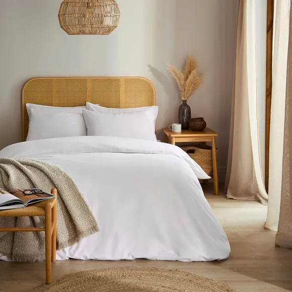 Standard Pillowcase Pair - White, Organic Cotton