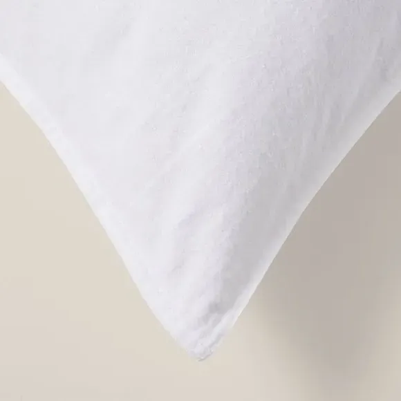 Standard Pillowcase Pair - White, Organic Cotton