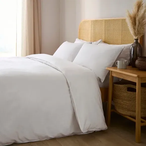 Standard Pillowcase Pair - White, Organic Cotton