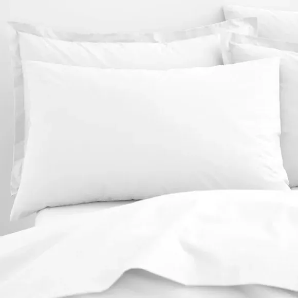 Standard Pillowcase Pair - White, Organic Cotton