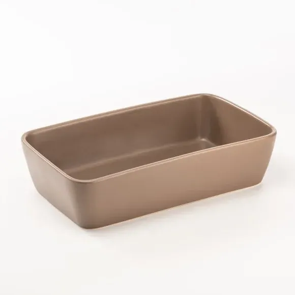 Stoneware Roaster - Fawn, Ceramic