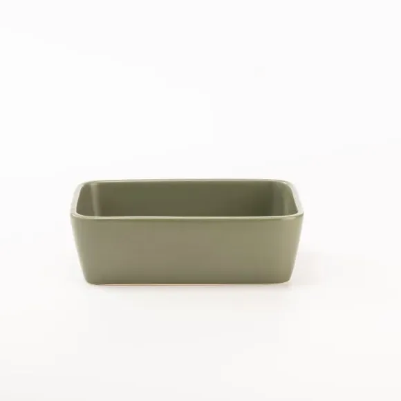 Stoneware Roaster - Olive, Ceramic
