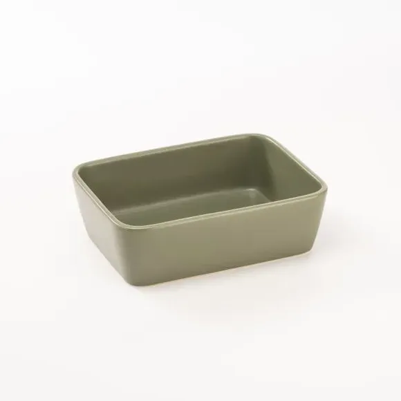 Stoneware Roaster - Olive, Ceramic
