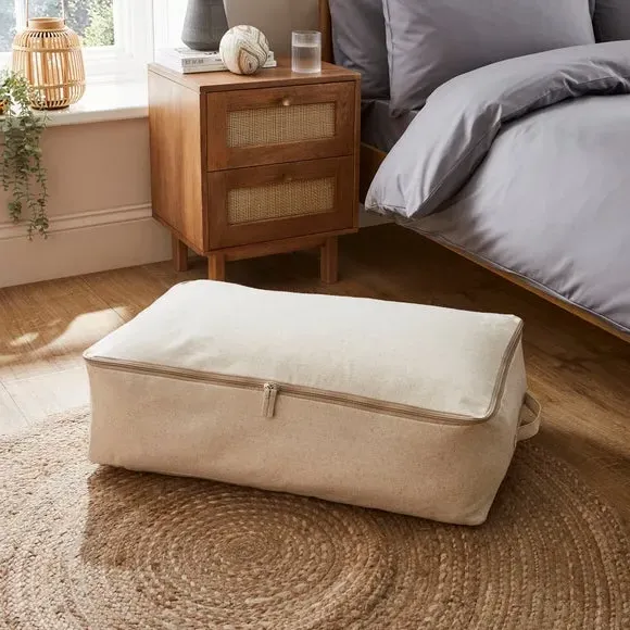 Underbed Storage Bag - Natural, Linen image