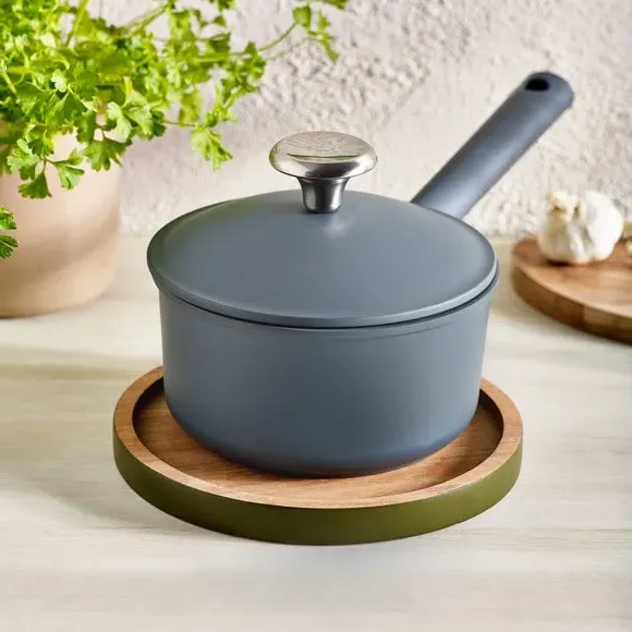 Wooden Colourblock Trivet - Olive, Acacia Wood