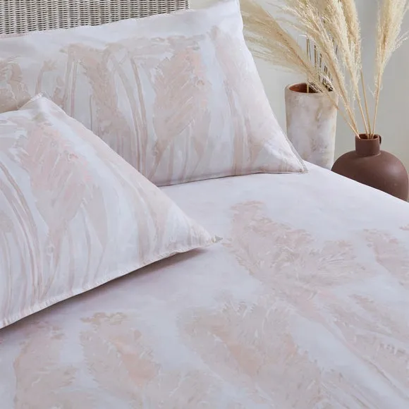 Reversible Duvet Cover Set - Blush, Cotton