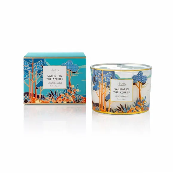 Multi Wick Candle - Multicolor, Glass