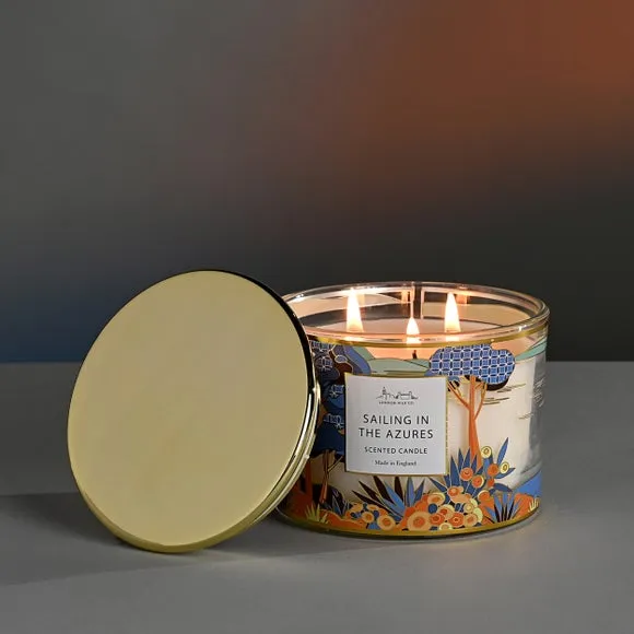 Multi Wick Candle - Multicolor, Glass image
