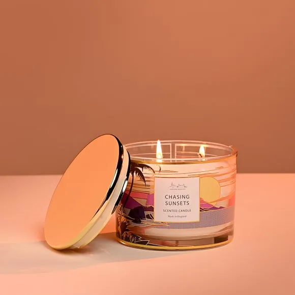 Multi Wick Candle Tropical Scent - Multicolor image