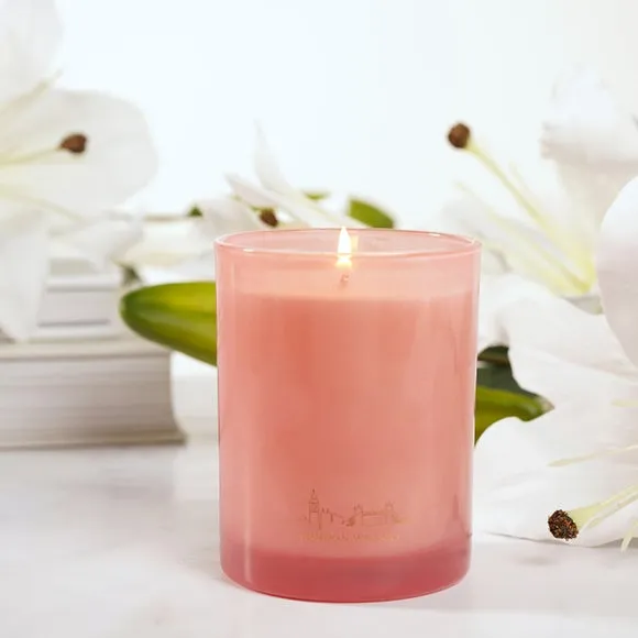 Paradise Found Scented Candle - Pink Glass image