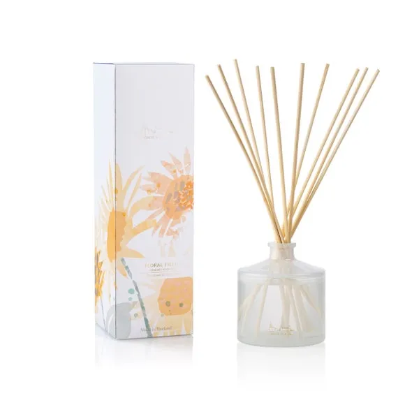 Reed Diffuser Floral Fields - White, Glass