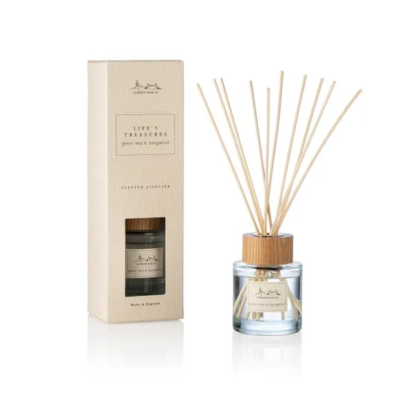 Reed Diffuser with Wooden Reeds - Clear Glass image