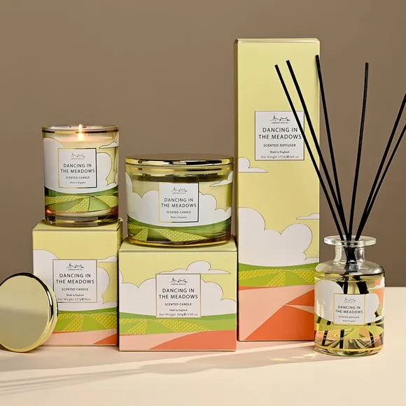 Reed Diffuser with Wooden Reeds - Multicolor