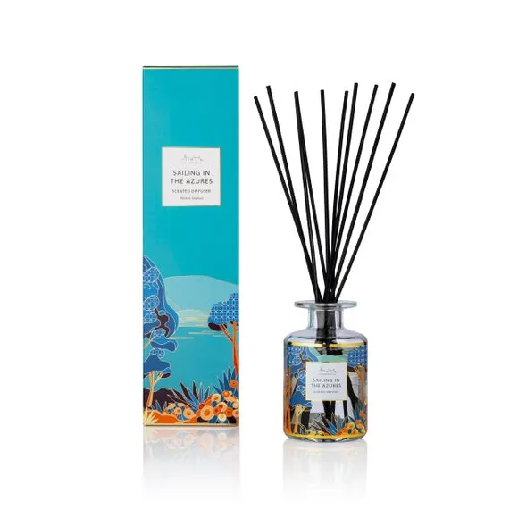 Reed Diffuser with Wooden Reeds - Multicolor