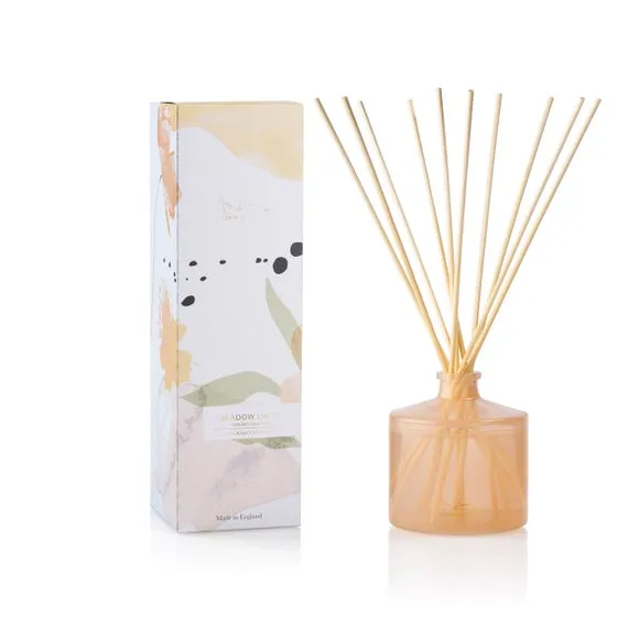 Reed Diffuser with Wooden Reeds - Peach, Glass