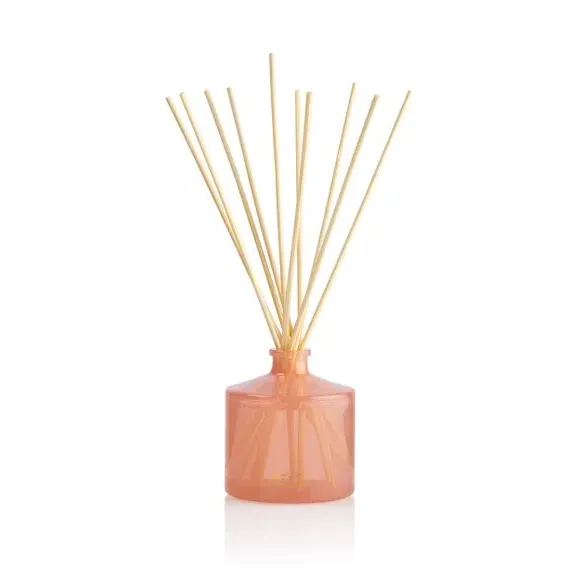 Reed Diffuser with Wooden Reeds - Rose, Glass