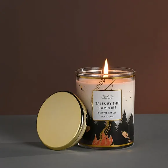 Tales By The Campfire Candle - Multicolor, Glass image