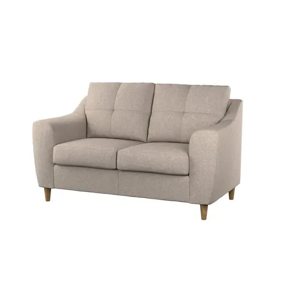 2-Seater Sofa Textured Weave - Oatmeal, Polyester