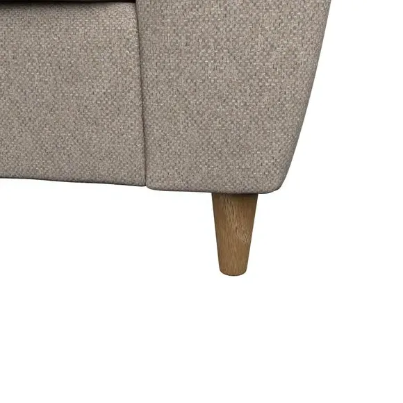 2-Seater Sofa Textured Weave - Oatmeal, Polyester