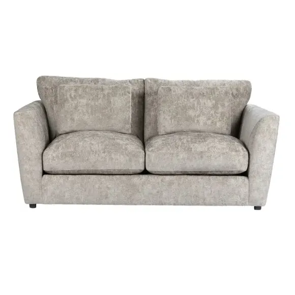 2-Seater Sofa with Bolster Cushions - Mink, Chenille