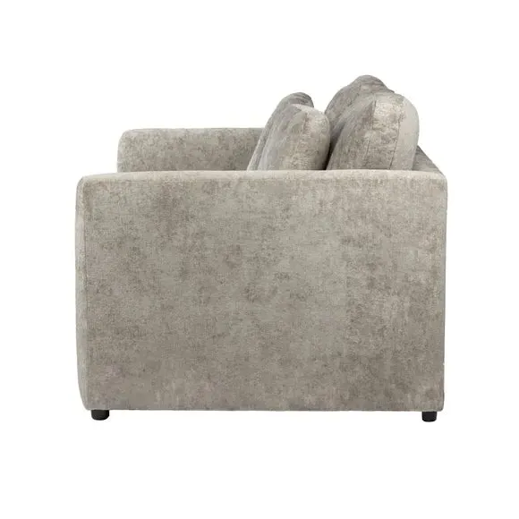 2-Seater Sofa with Bolster Cushions - Mink, Chenille