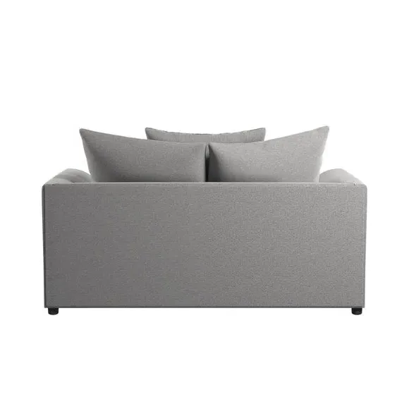 2-Seater Sofa with Scatter Cushions - Grey
