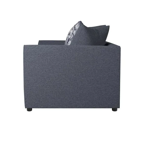 2-Seater Sofa with Scatter Cushions - Navy
