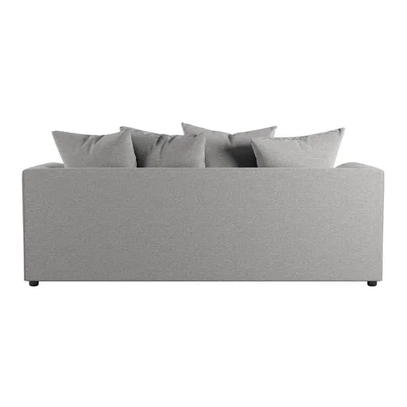 3-Seater Sofa with Scatterback - Grey, Chenille
