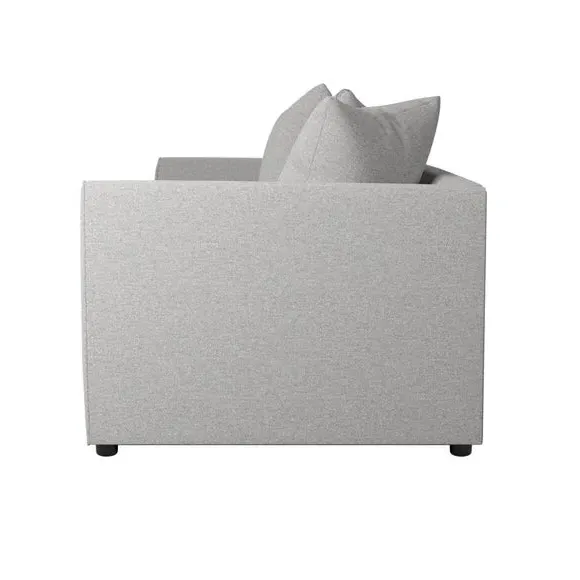 3-Seater Sofa with Scatterback - Grey, Chenille
